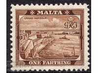 MALTA 1938 ¼d Brown Definitive SG 217 MM