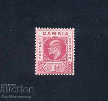 GAMBIA SG73, 1d red, LH MINT. Cat £17