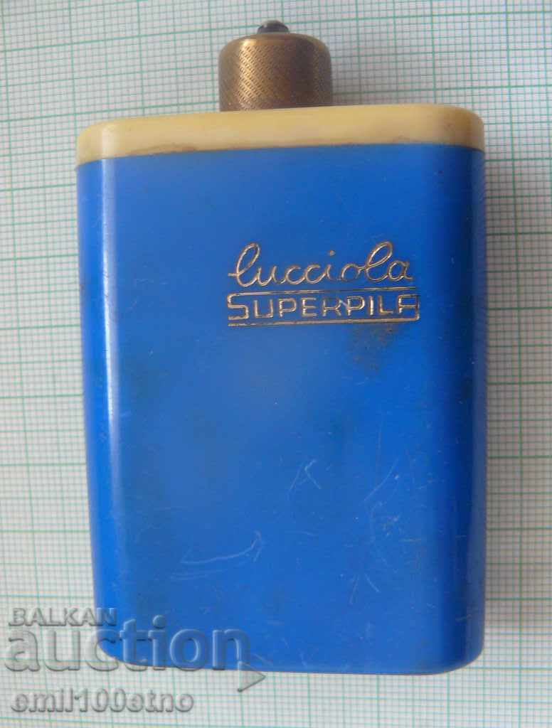 Old Italian flashlight - LUCCIOLA Superpila battery - 6 Old Italian flashlight - LUCCIOLA Superpila battery - 6