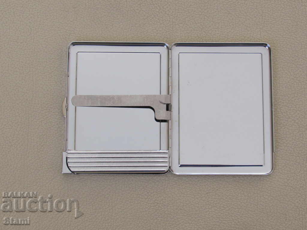 Elegant leather snuff box with leather lids, new - 6 Elegant leather snuff box with leather lids, new - 6