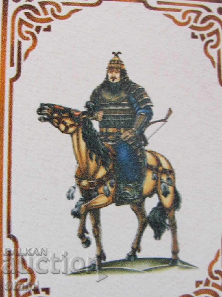Elegantă tabacheră din piele cu capace din piele, nouă