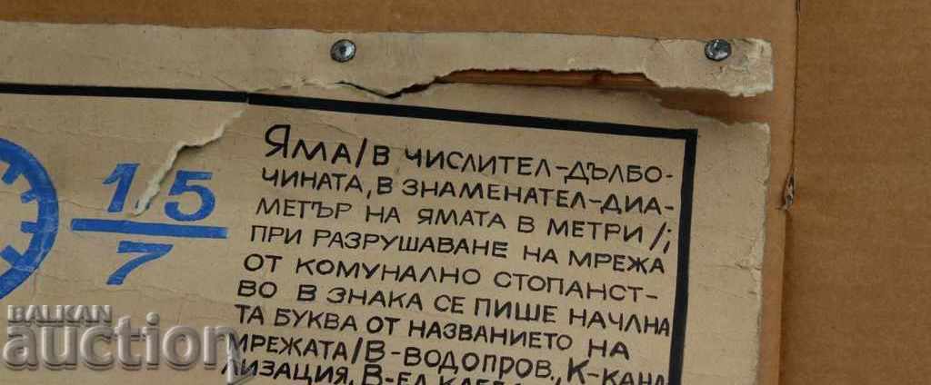 Auction  TABLE CIVIL PROTECTION DEFENSE AFISH TABLES PLASTIC WAR