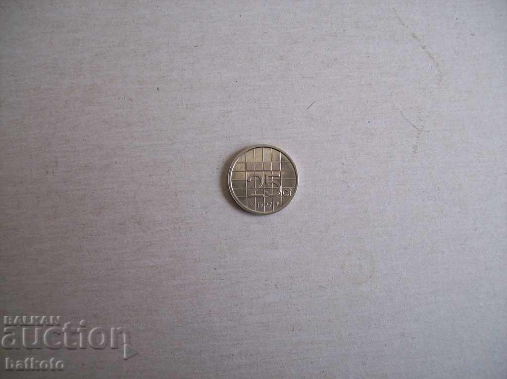 Monedă 25 de cenți Țările de Jos