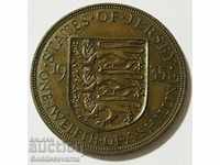 Great Britain 1935 Jersey 1/12 Of A Shilling Coin