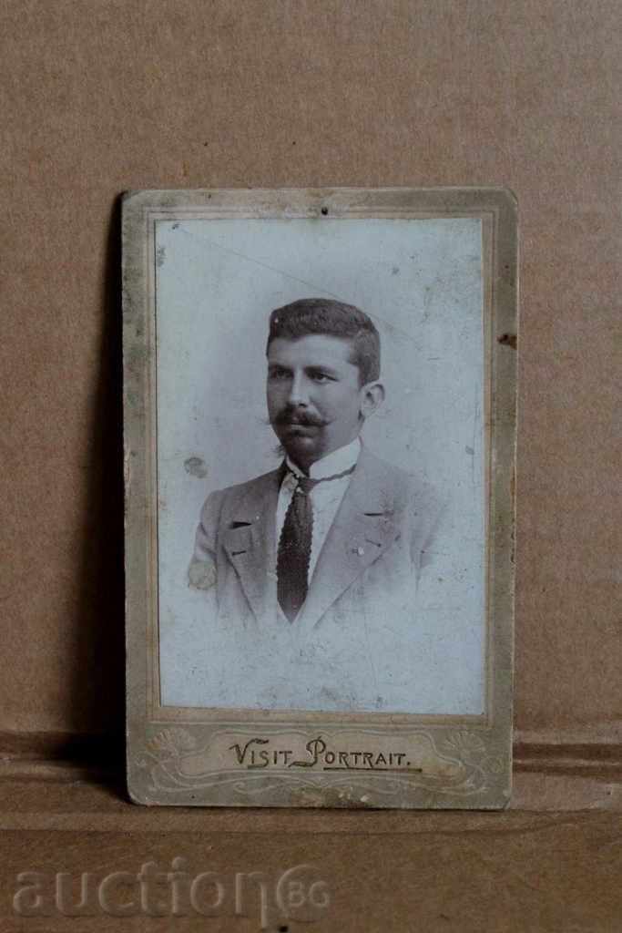 1903 OLD PHOTO CARDBOARD PHOTO WRITTEN PRINCIPALITY OF BULGARIA
