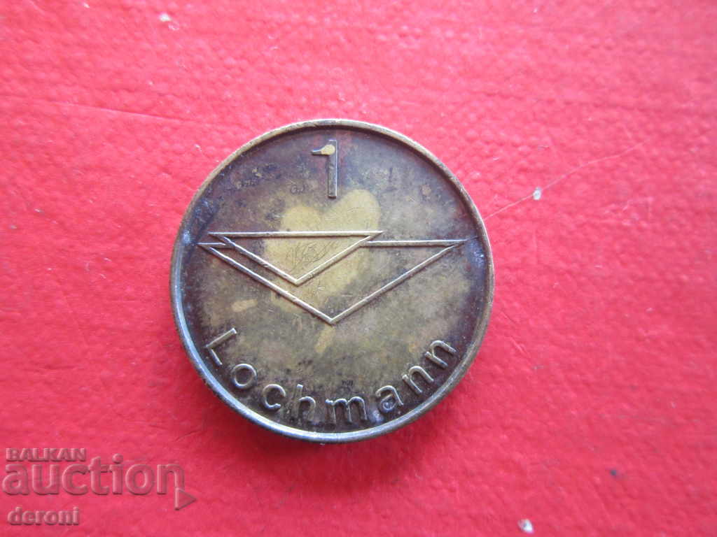 Old German token 1 Lochman with price 10.00 BGN | € 5.11 Old German token 1 Lochman with price 10.00 BGN | € 5.11