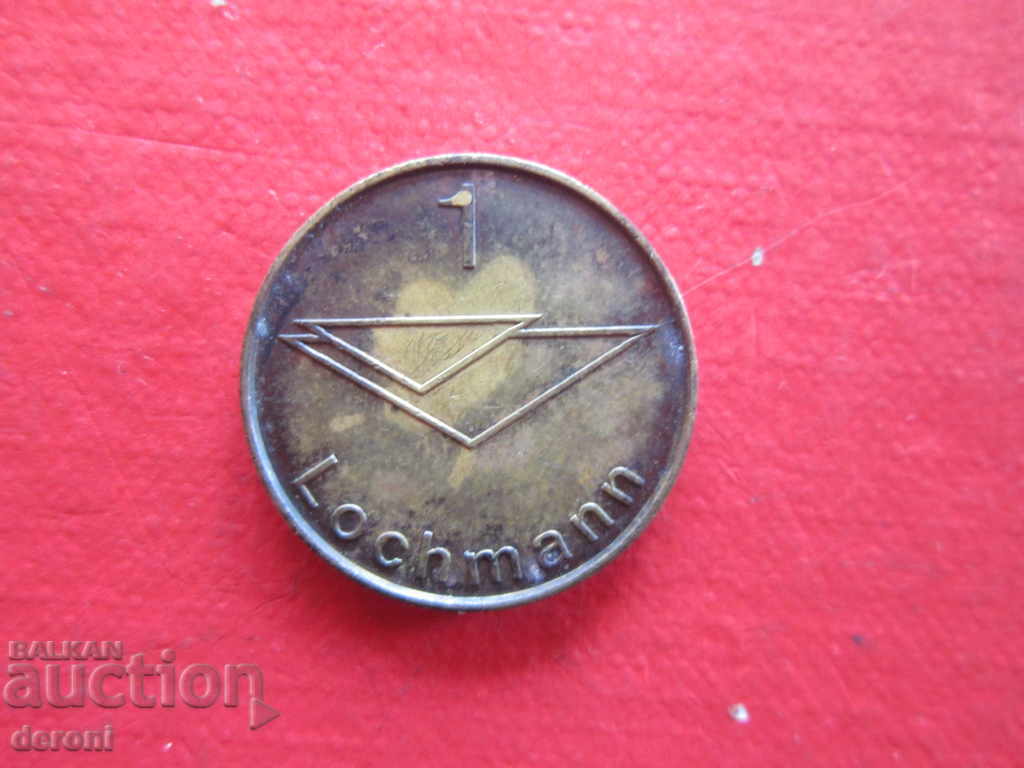 Old German token 1 Lochman