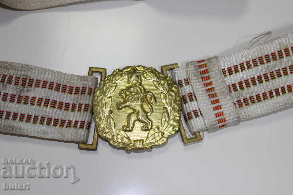 Офицерски параден колан БНА СОЦ Катарама Тока ЛЪВЧЕ с цена 35.00 лв. | € 17.90 Офицерски параден колан БНА СОЦ Катарама Тока ЛЪВЧЕ с цена 35.00 лв. | € 17.90