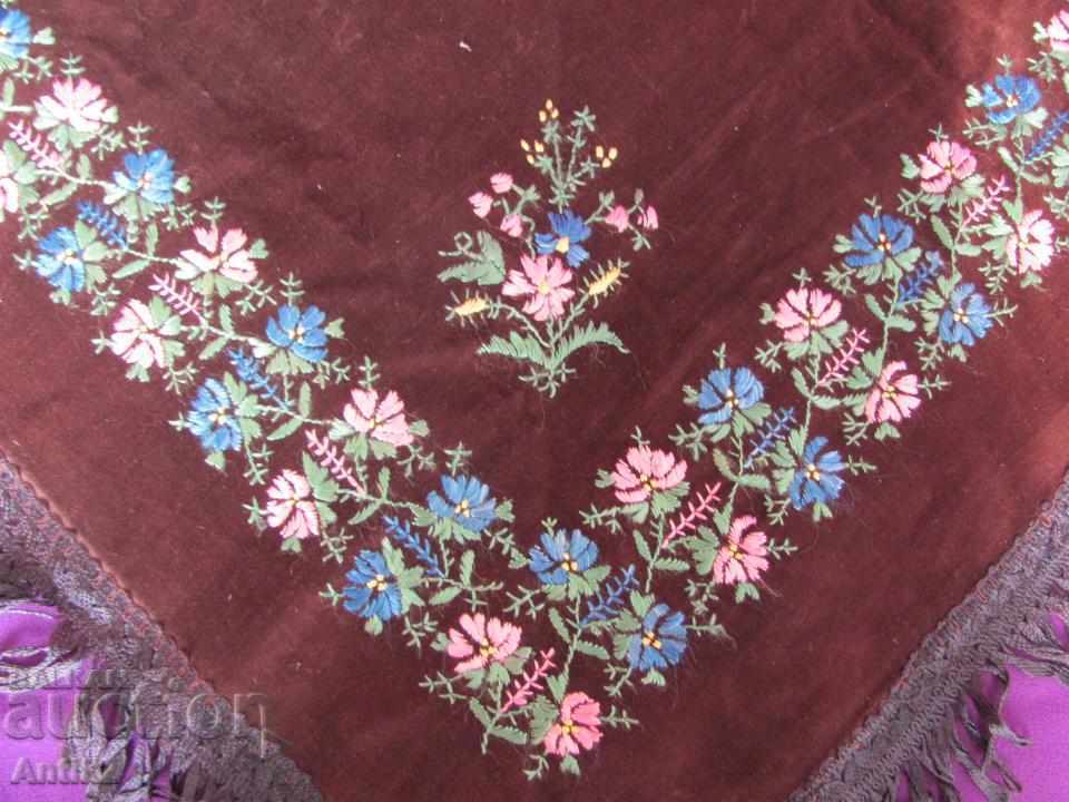 Secolul al 19-lea doamnelor prosop turcesc de catifea - 5 Secolul al 19-lea doamnelor prosop turcesc de catifea - 5