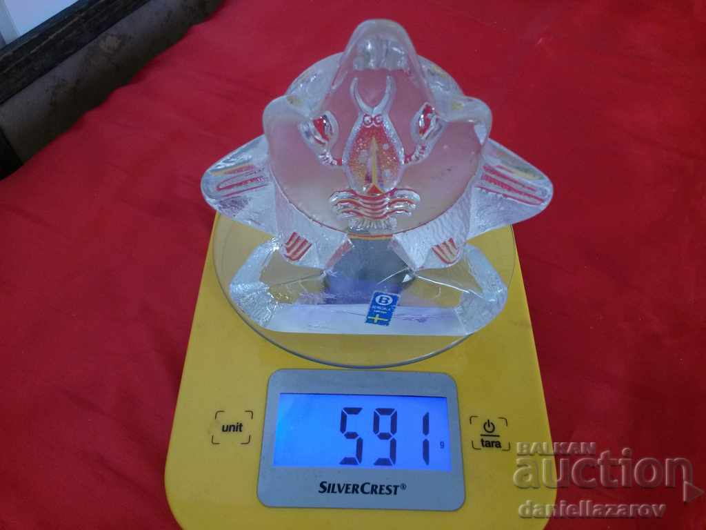 Presiunea suedeză, statuia din sticlă de cristal Scorpion - 5 Presiunea suedeză, statuia din sticlă de cristal Scorpion - 5