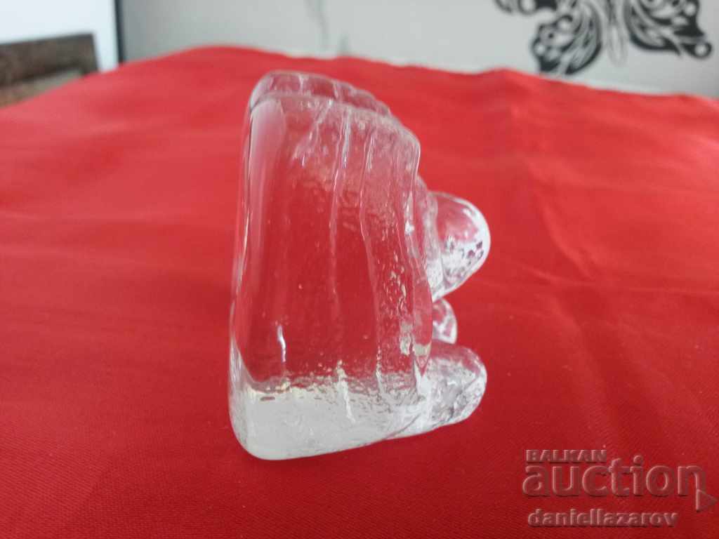 Hârtie suedeză, statuetă din sticlă de sticlă de cristal cu preț 12.00 BGN | € 6.14 Hârtie suedeză, statuetă din sticlă de sticlă de cristal cu preț 12.00 BGN | € 6.14