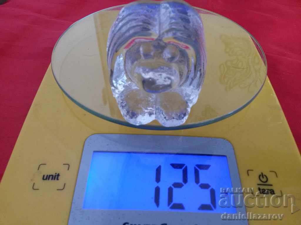 Hârtie suedeză, statuetă din sticlă de sticlă de cristal - 5 Hârtie suedeză, statuetă din sticlă de sticlă de cristal - 5