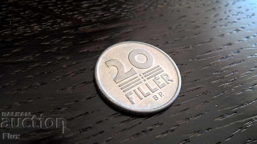 Moneda - Ungaria - 20 fileuri 1967.