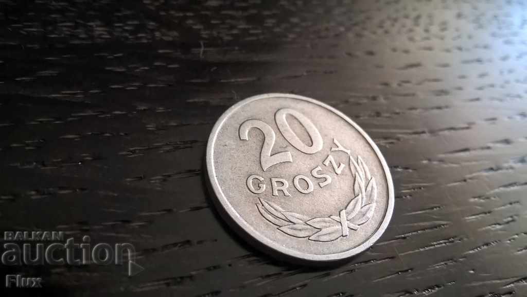 Coin - Πολωνία - 20 μικτές | 1966