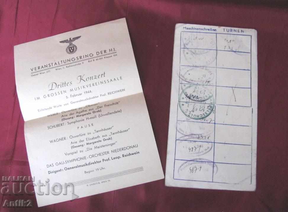 1944god. Programul de concerte al celui de-al doilea război mondial Germania - 7