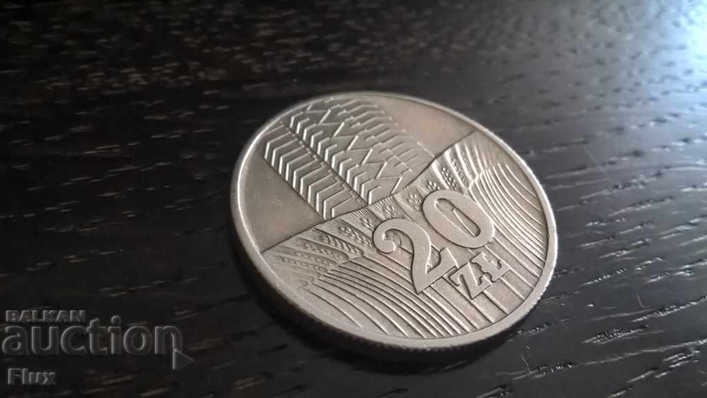 Mонета - Полша - 20 злоти | 1973г.