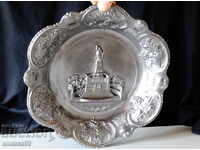 Pewter plate for the unification of Germany 1883