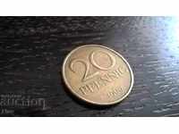 Coin - Germany - 20 pins 1969