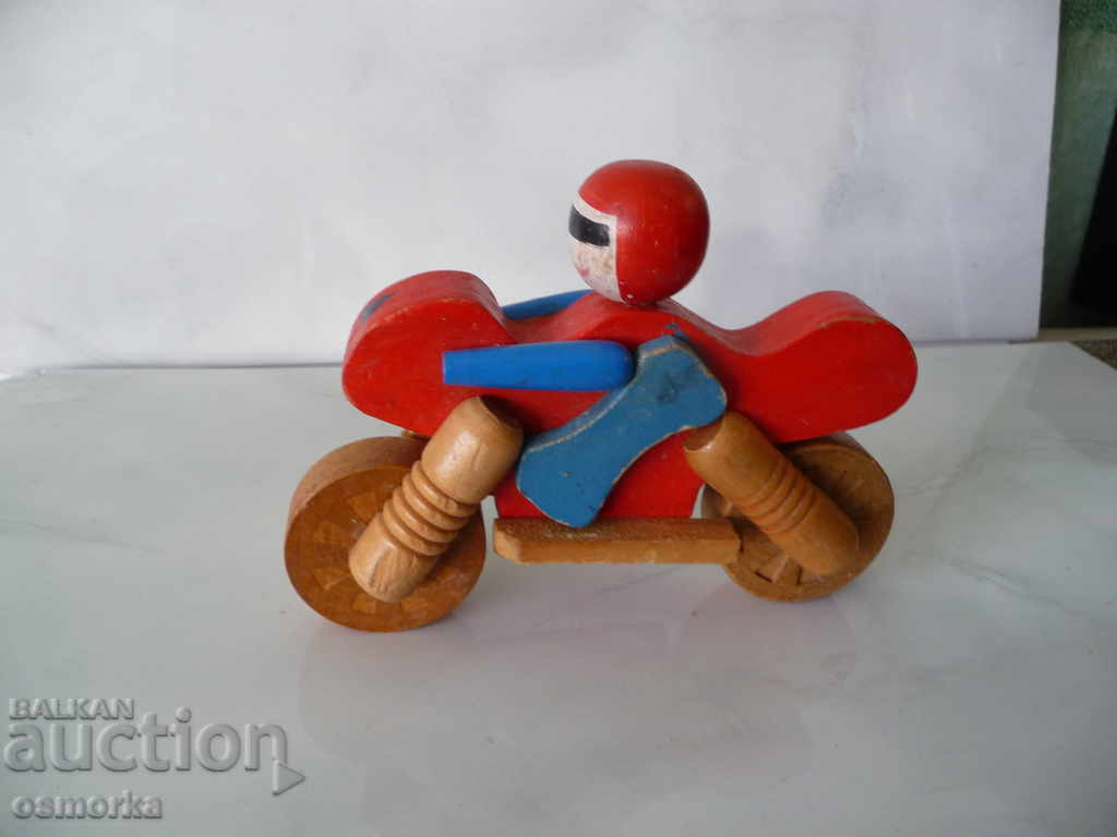 Wooden toy motorcycle toy with motorcycle motorcycle