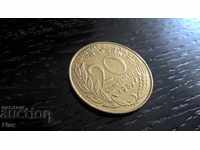 Coin - France - 20 centimeters 1989г.