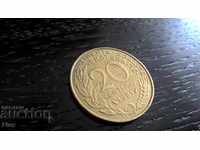 Coin - France - 20 centimeters 1981