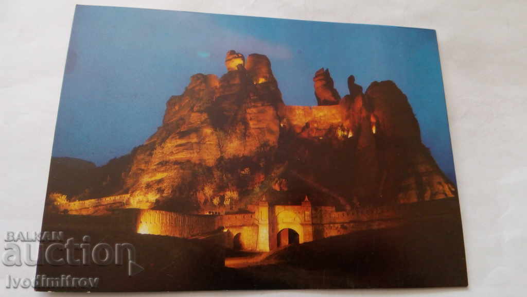 Пощенска картичка Белоградчишки скали Калето нощем