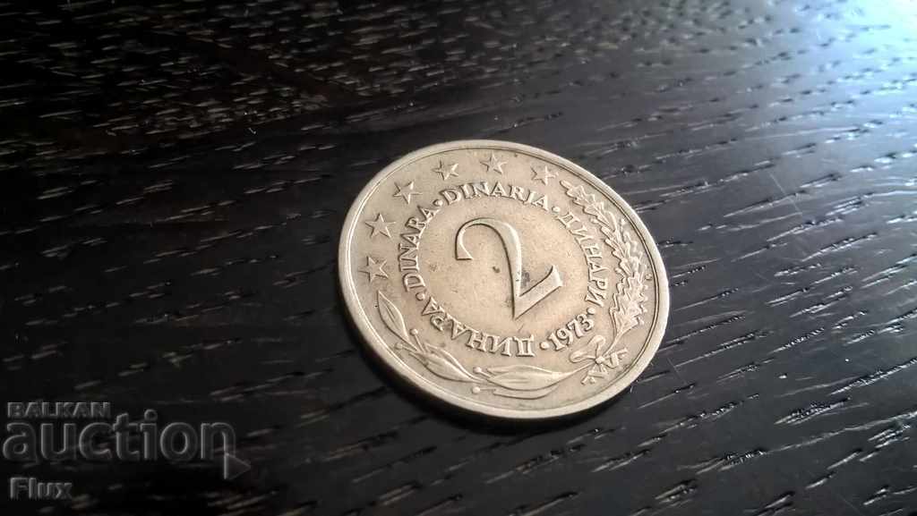 Coin - Yugoslavia - 2 dinars 1973
