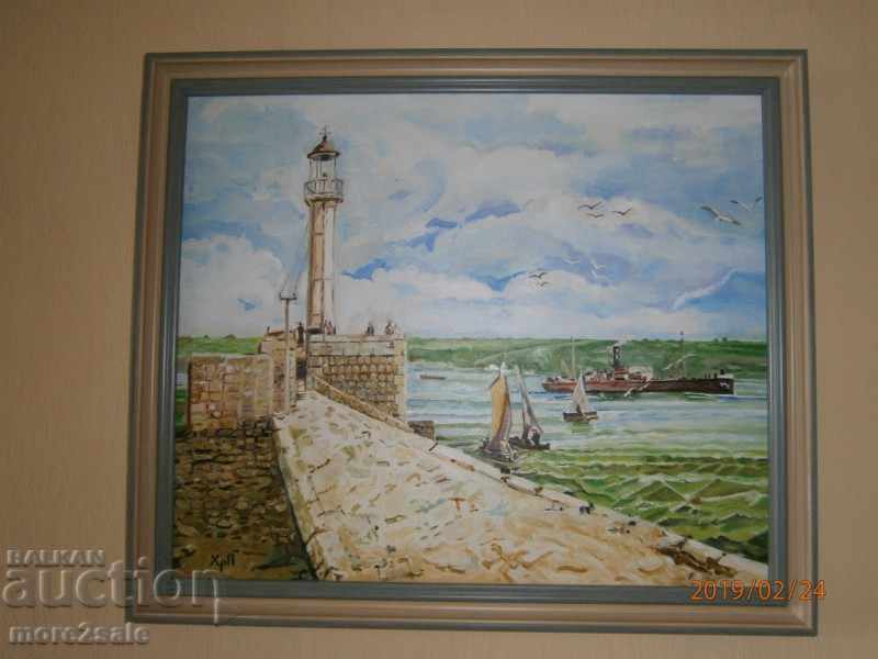 Picture VARNA - FARAT Oil on canvas Hriska Panteva