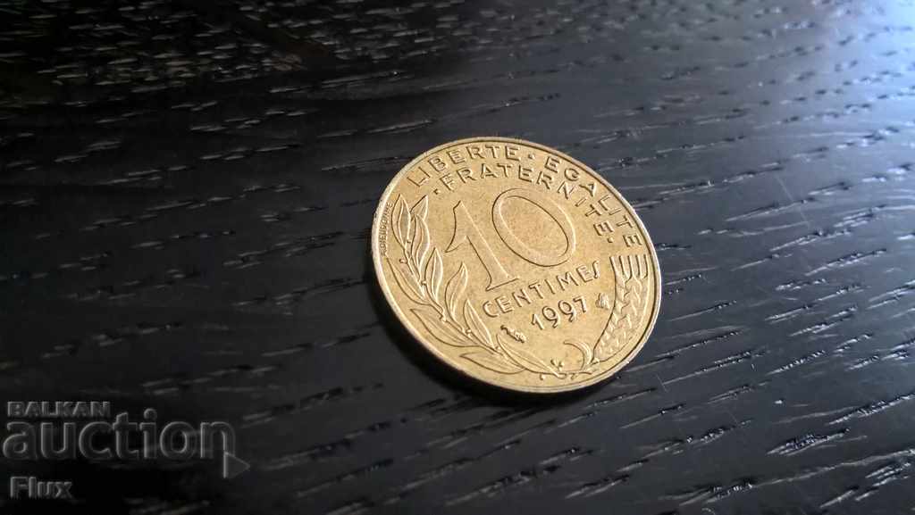 Moneda - Franța - 10 cenți 1997.