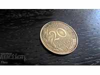 Moneda - Franța - 20 centimetri 1967.