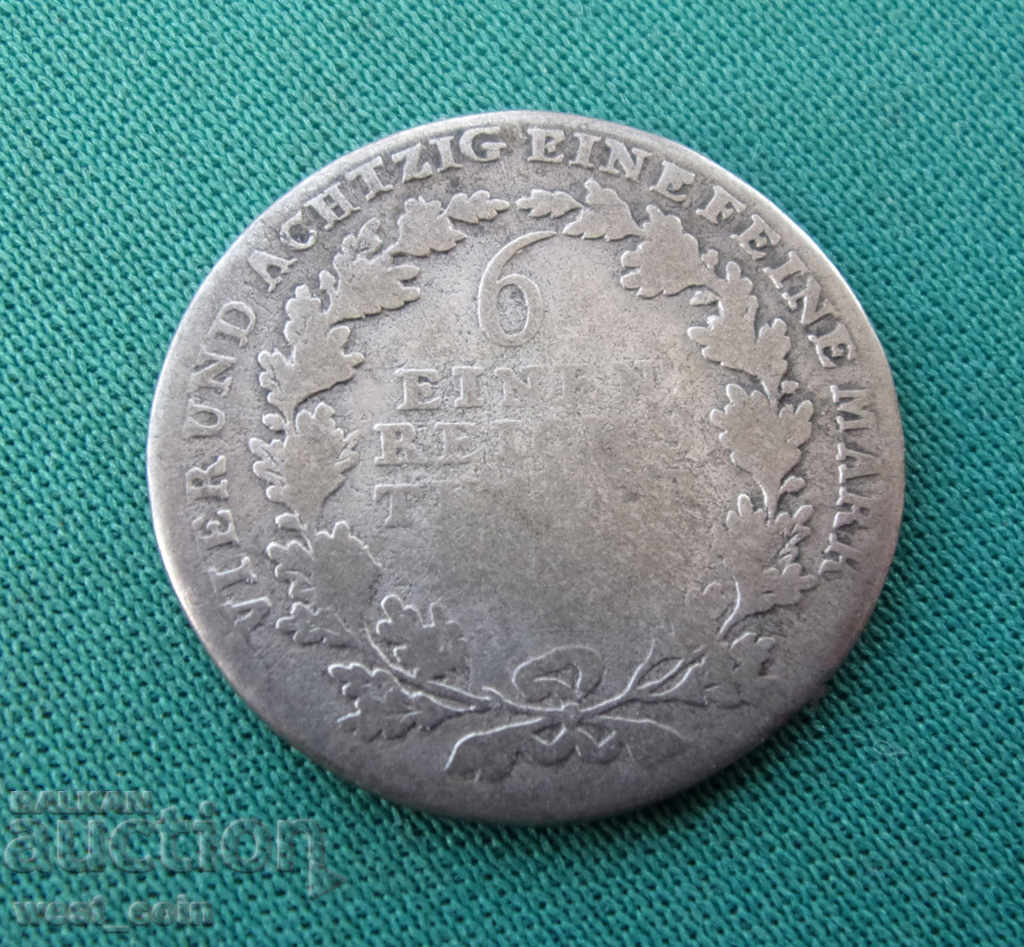 Germania - Prusia 1/6 Thaler 1810 - 1812 Argint cu preț € 8.52 | 16.66 BGN