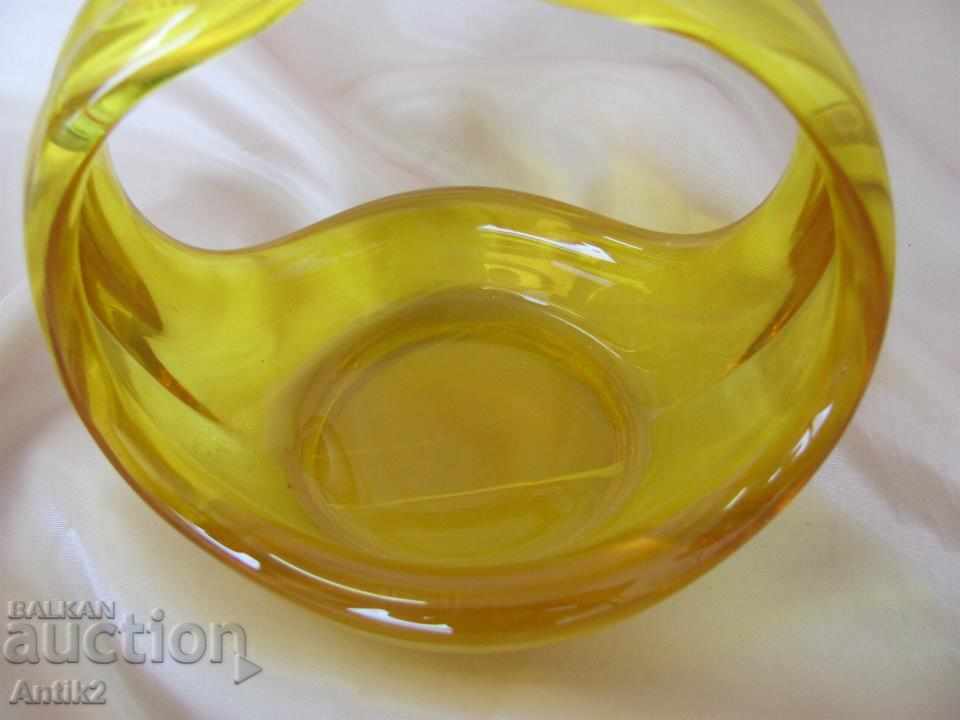 30s Art Deco Crystal Bomboniere - 5