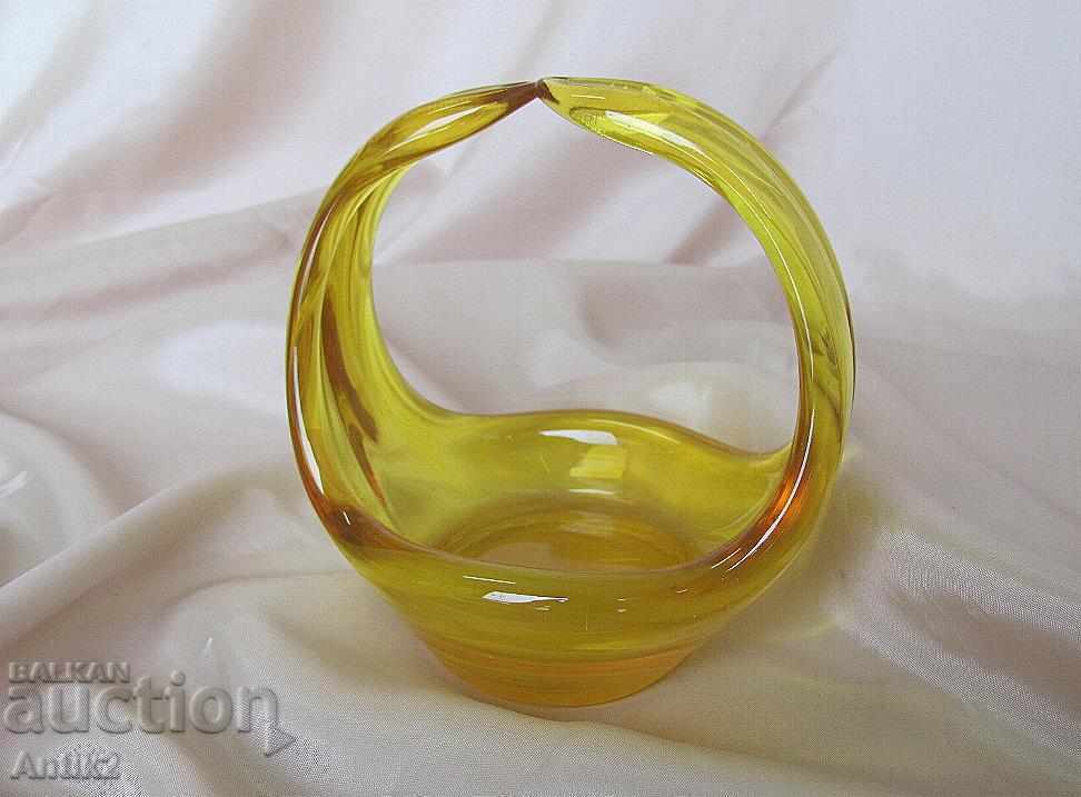 30s Art Deco Crystal Bomboniere - 7