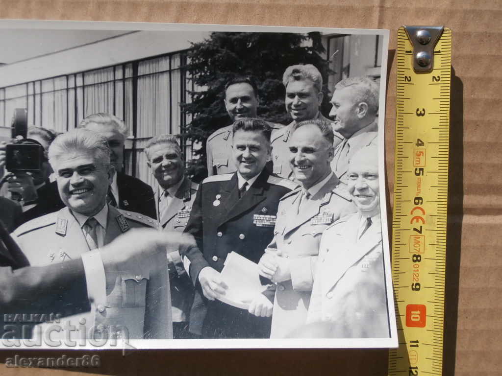 Leonid Brezhnev, Gen. Zahari Zahariev, Gen. Semerdzhiev, Gen. Simov - 6 Leonid Brezhnev, Gen. Zahari Zahariev, Gen. Semerdzhiev, Gen. Simov - 6