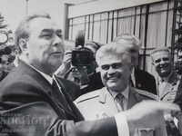 Leonid Brezhnev, στρατηγός Zahari Zahariev, στρατηγός Semerdzhiev, στρατηγός Simov