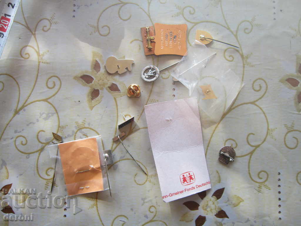 Lot badges badge embroidered medal sign - 7 Lot badges badge embroidered medal sign - 7