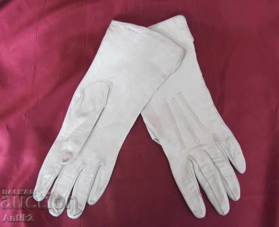 30-те Дамски финни Кожени Ръкавици