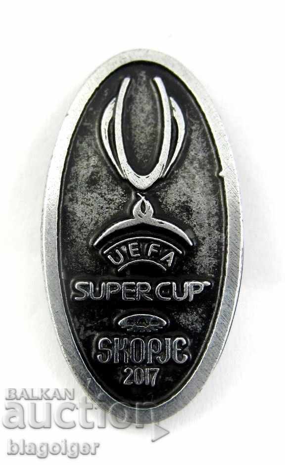 FOOTBALL BADGE-UEFA-SUPER CUP-2017-REAL-MANCHESTER-FINAL with price 9.99 BGN | € 5.11 FOOTBALL BADGE-UEFA-SUPER CUP-2017-REAL-MANCHESTER-FINAL with price 9.99 BGN | € 5.11