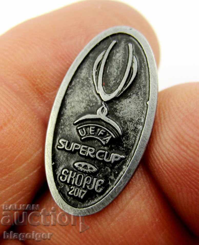 Delivery of FOOTBALL BADGE-UEFA-SUPER CUP-2017-REAL-MANCHESTER-FINAL Delivery of FOOTBALL BADGE-UEFA-SUPER CUP-2017-REAL-MANCHESTER-FINAL