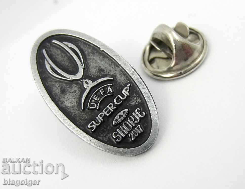FOOTBALL BADGE-UEFA-SUPER CUP-2017-REAL-MANCHESTER-FINAL - 5 FOOTBALL BADGE-UEFA-SUPER CUP-2017-REAL-MANCHESTER-FINAL - 5
