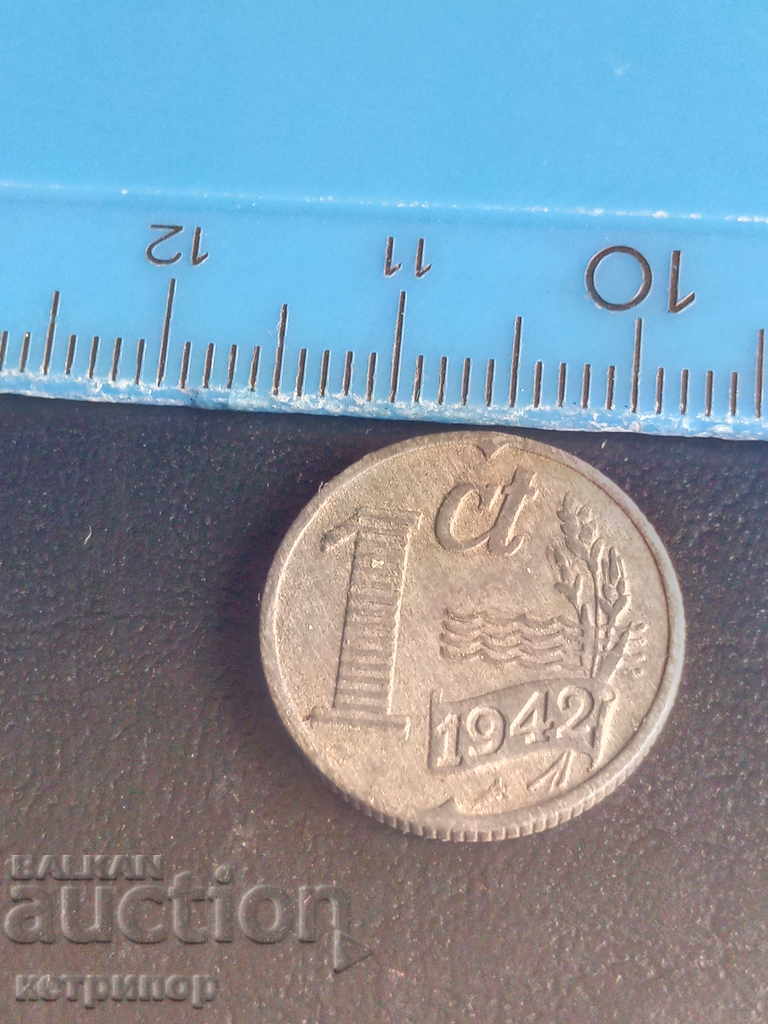 1 цент 1942 г. Холандия/ Нидерландия/