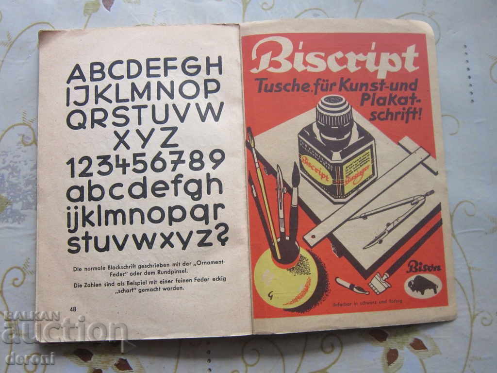 Delivery of Old German book Cruso Scriften Fibel