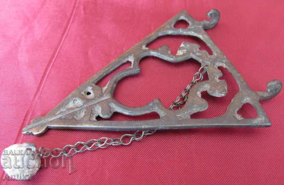 Доставка на 1600-та Антикварен Нивелир бронз Ислям Отоман Доставка на 1600-та Антикварен Нивелир бронз Ислям Отоман