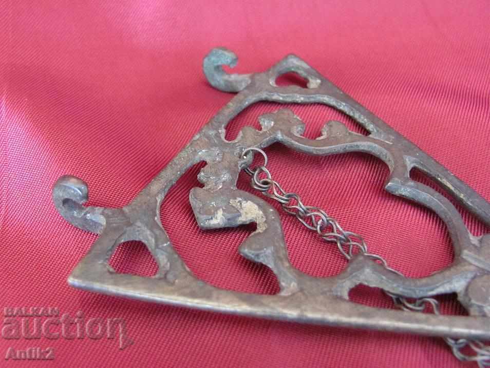 1600-та Антикварен Нивелир бронз Ислям Отоман - 5 1600-та Антикварен Нивелир бронз Ислям Отоман - 5