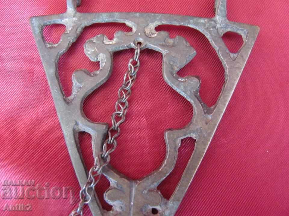 1600-та Антикварен Нивелир бронз Ислям Отоман - 6 1600-та Антикварен Нивелир бронз Ислям Отоман - 6