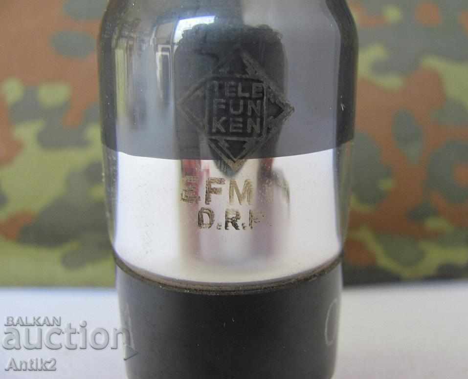 Auction Second World War Radio Lamp Germany D.R.P TELEFUNKEN Auction Second World War Radio Lamp Germany D.R.P TELEFUNKEN