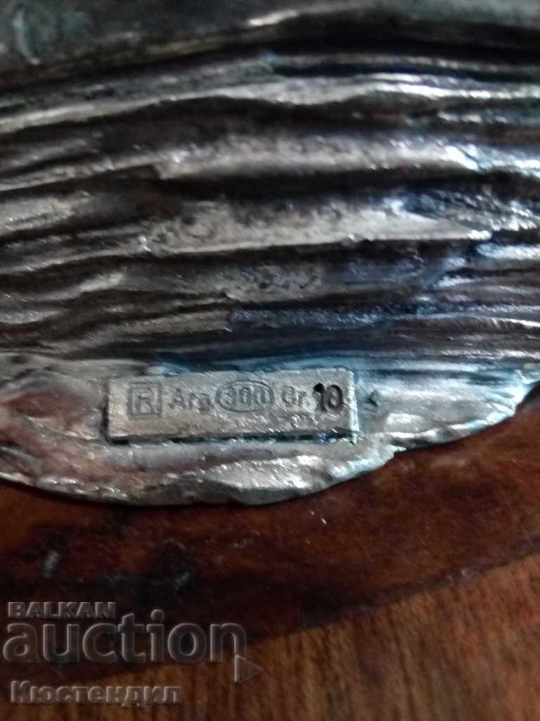 Delivery of ITALIAN GOLDEN ART SILVER PLATED STATUETTE