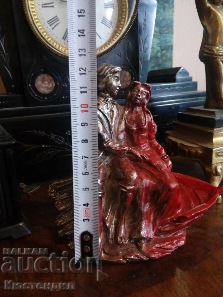 ITALIAN GOLDEN ART SILVER PLATED STATUETTE - 6 ITALIAN GOLDEN ART SILVER PLATED STATUETTE - 6