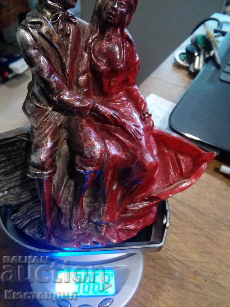 ITALIAN GOLDEN ART SILVER PLATED STATUETTE - 7 ITALIAN GOLDEN ART SILVER PLATED STATUETTE - 7