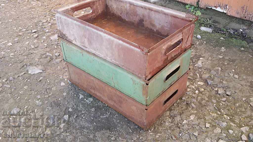 Lot storage boxes metal box - 5 Lot storage boxes metal box - 5